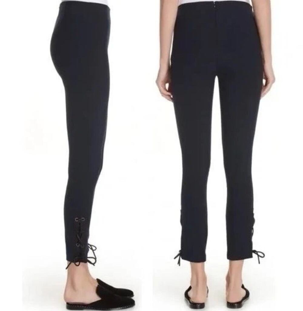 Rag & Bone Simone Lace Up Dress Pants in Navy Size 4